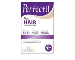 Vitabiotics, Perfectil Plus Hair, Ενισχυμένη Φόρμουλα για την Καλή Υγεία των Μαλλιών, 60 tabs Vitabiotics, Perfectil Plus Hair, Ενισχυμένη Φόρμουλα για την Καλή Υγεία των Μαλλιών, 60 tabs