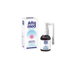Aftamed Spray Κατάλληλο για πολλαπλά έλκη Ανακουφίζει άμεσα από τον πόνο  20 ml Aftamed Spray Κατάλληλο για πολλαπλά έλκη Ανακουφίζει άμεσα από τον πόνο  20 ml