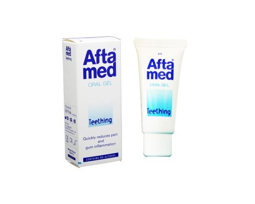 Aftamed Teething Gel σχηματίζει ένα προστατευτικό φιλμ που ανακουφίζει τα βρεφικά ούλα από τα συμπτώματα της πρώτης οδοντοφυΐας 15 ml 