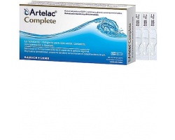 Bausch & Lomb Artelac Complete Λιπαντικό Οφθαλμικό Διάλυμα σε σταγόνες, 30 x 0.5ml   Bausch & Lomb Artelac Complete Λιπαντικό Οφθαλμικό Διάλυμα σε σταγόνες, 30 x 0.5ml