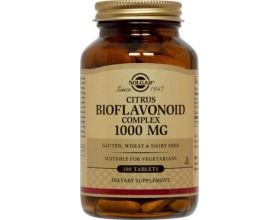 Solgar Citrus Bioflavonoid Complex Σύμπλεγμα από Κιτρικά Βιοφλαβονοειδή, 100tabs