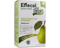 Epsilon Health Effecol Fiber Διαλύτες Φυτικές Ινες και Σιμεθικόνη, 14φακελάκια με γεύση αχλάδι Epsilon Health Effecol Fiber Διαλύτες Φυτικές Ινες και Σιμεθικόνη, 14φακελάκια με γεύση αχλάδι