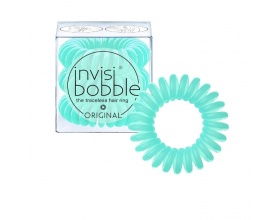 Invisi Bobble Κοκαλάκι Hair Rings Traceless Mint to be Γαλάζιο 3τμχ  