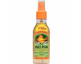 Hei Poa Tahiti Monoi Oil Tiare Spray SPF6 Αντηλιακό Λάδι Σώματος, 100ml