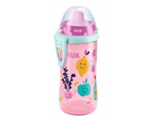NUK, Flexi Cup Παγουράκι με καλαμάκι Soft, 18m+, Ροζ, 300ml, Nr. 10.750.601, 1τμχ. NUK, Flexi Cup Παγουράκι με καλαμάκι Soft, 18m+, Ροζ, 300ml, Nr. 10.750.601, 1τμχ.