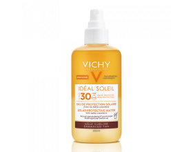 Vichy Ideal Soleil Solar Protective Water Enhanced Tan SPF30 Αντηλιακό Νερό Προστασίας για Λαμπερό Μαύρισμα, 200ml