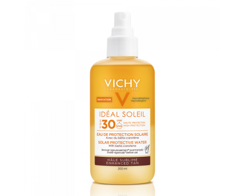 Vichy Ideal Soleil Solar Protective Water Enhanced Tan SPF30 Αντηλιακό Νερό Προστασίας για Λαμπερό Μαύρισμα, 200ml Vichy Ideal Soleil Solar Protective Water Enhanced Tan SPF30 Αντηλιακό Νερό Προστασίας για Λαμπερό Μαύρισμα, 200ml