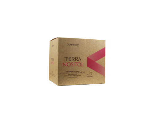 Genecom Terra Inositol Συμπλήρωμα διατροφής με ινοσιτόλη ρυθμίζει την λειτουργία των ωοθηκών, 30 sachets x 6 gr  Genecom Terra Inositol Συμπλήρωμα διατροφής με ινοσιτόλη ρυθμίζει την λειτουργία των ωοθηκών, 30 sachets x 6 gr