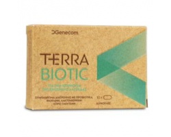 Genecom Terra Biotic Συμπλήρωμα διατροφής  για την φυσιολογική χλωρίδα του εντέρου 10tabs Genecom Terra Biotic Συμπλήρωμα διατροφής  για την φυσιολογική χλωρίδα του εντέρου 10tabs