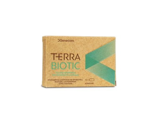 Genecom Terra Biotic Συμπλήρωμα διατροφής  για την φυσιολογική χλωρίδα του εντέρου 10tabs Genecom Terra Biotic Συμπλήρωμα διατροφής  για την φυσιολογική χλωρίδα του εντέρου 10tabs