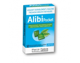 Pierre Fabre Alibi Pocket Παστίλιες κατα τις Κακοσμίας του Στόματος χωρίς Ζάχαρη, 12 παστίλιες