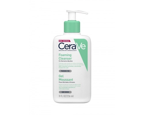 CeraVe Foaming Cleanser Αφρός Καθαρισμού για Κανονικό εως Λιπαρό Δέρμα, 236ml