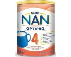  Nestle Nan 4 Optipro, Ρόφημα γάλακτος, 400gr 