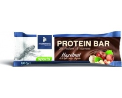 My Elements Sports Protein Bar Mπάρα Πρωτεΐνης Εμπλουτισμένη με Βιταμίνες & Γεύση Φουντούκι, 60gr 