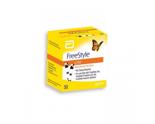 Abbott FreeStyle Lite Ταινίες Μέτρησης Γλυκόζης Αίματος, 50τμχ Abbott FreeStyle Lite Ταινίες Μέτρησης Γλυκόζης Αίματος, 50τμχ