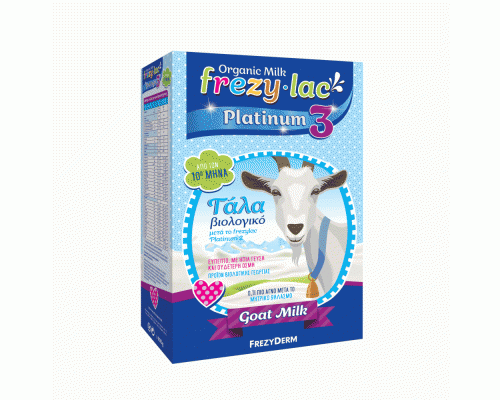 FREZYLAC PLATINUM 3, Βιολογικό Κατσικίσιο Γάλα σε Σκόνη 3ης Βρεφικής Ηλικίας 12+m, 400gr. FREZYLAC PLATINUM 3, Βιολογικό Κατσικίσιο Γάλα σε Σκόνη 3ης Βρεφικής Ηλικίας 12+m, 400gr.