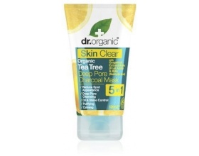 Dr.Organic Skin Clear Organic Tea Tree Deep Pore Charcoal Mask Μάσκα για βαθύ καθαρισμό, 100ml 