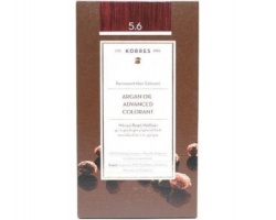 KORRES 5.6 Βαφή Μαλλιών με Έλαιο Argan & φυτική Κερατίνη, Καστανό Ανοιχτό Κόκκινο 50ml  KORRES 5.6 Βαφή Μαλλιών με Έλαιο Argan & φυτική Κερατίνη, Καστανό Ανοιχτό Κόκκινο 50ml