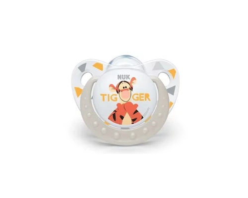 NUK Trendline Disney Winnie, Ορθοδοντική Πιπίλα Σιλικόνης N1 (0-6m) με Κρίκο, 1τμχ NUK Trendline Disney Winnie, Ορθοδοντική Πιπίλα Σιλικόνης N1 (0-6m) με Κρίκο, 1τμχ