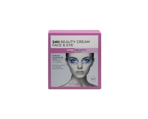 Vican Wise Beauty 24h Beauty Cream Face & Eye  Ενυδατική & Συσφιγκτική Κρέμα 50ml Vican Wise Beauty 24h Beauty Cream Face & Eye  Ενυδατική & Συσφιγκτική Κρέμα 50ml