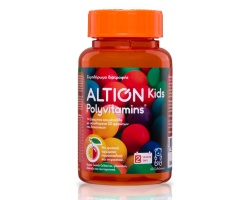 Altion Kids Polyvitamins πολυβιταμινούχο συμπλήρωμα διατροφής για μικρά και "μεγάλα" παιδιά 60 ζελεδάκια