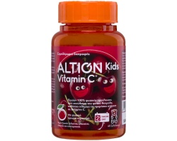 Altion Kids Vitamin C πλούσιο σε βιταμίνη C, 100% φυτικής προέλευσης, καθώς προέρχεται αποκλειστικά από τους καρπούς του φυτού Ασερόλα 60τμχ  Altion Kids Vitamin C πλούσιο σε βιταμίνη C, 100% φυτικής προέλευσης, καθώς προέρχεται αποκλειστικά από τους καρπούς του φυτού Ασερόλα 60τμχ