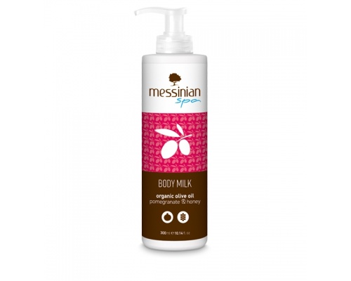 Messinian Spa Ενυδατικό γαλάκτωμα σώματος με ΠΟΠ εξαιρετικό παρθένο ελαιόλαδο Καλαμάτας, 300ml Messinian Spa Ενυδατικό γαλάκτωμα σώματος με ΠΟΠ εξαιρετικό παρθένο ελαιόλαδο Καλαμάτας, 300ml