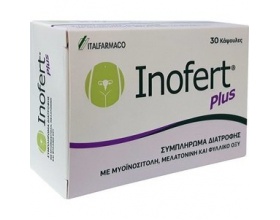  Inofert Plus Συμπλήρωμα Διατροφής για την αύξηση της Γυναικείας Γονιμότητας, 30 caps 