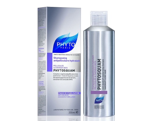 Phyto Phytosquam Αντιπιτυριδικό ενυδατικό σαμπουάν για Ξηρά μαλλιά, 200ml Phyto Phytosquam Αντιπιτυριδικό ενυδατικό σαμπουάν για Ξηρά μαλλιά, 200ml