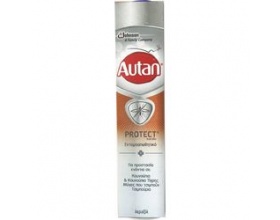  Autan Protection Spray Εντομοαπωθητικό Αερόλυμα για Κουνούπια, Μύγες & Τσιμπούρια, 100 ml  