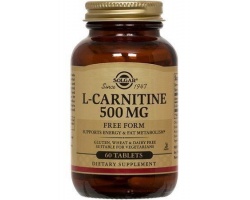 Solgar L- Carnitine 500mg 60 ταμπλέτες Solgar L- Carnitine 500mg 60 ταμπλέτες