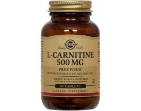 Solgar L- Carnitine 500mg 60 ταμπλέτες