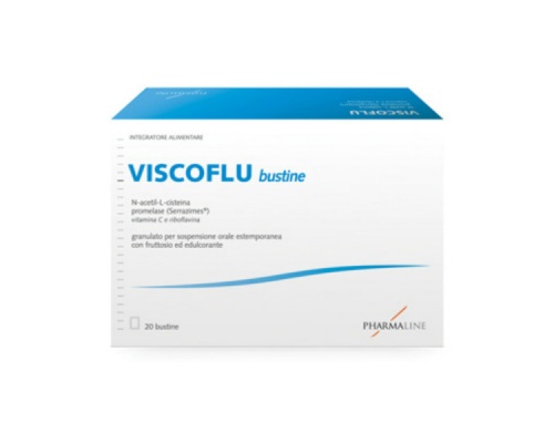 Pharmaline Viscoflu Αποτελεσματική βλεννολυτική δράση για την ευεξία των αεραγωγών 20 φακελίσκοι 