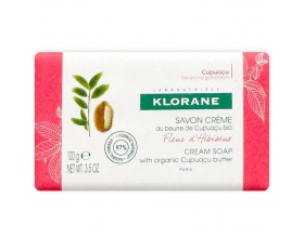 Klorane Savon Creme Cupuaçu Fleur d'Hibiscus Κρεμώδες Σαπούνι Άνθος Ιβίσκου, 100gr  