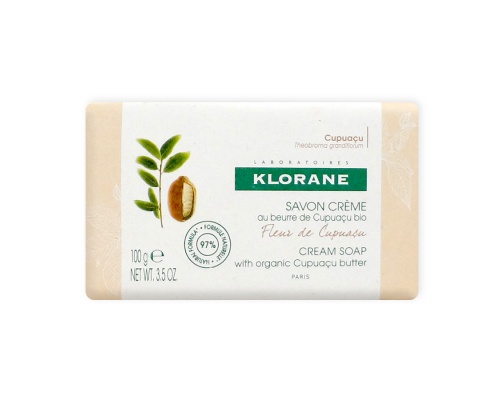 Klorane Savon Creme Fleur de Cupuaçu Κρεμώδες Σαπούνι Άνθος Cupuaçu, 100gr    Klorane Savon Creme Fleur de Cupuaçu Κρεμώδες Σαπούνι Άνθος Cupuaçu, 100gr