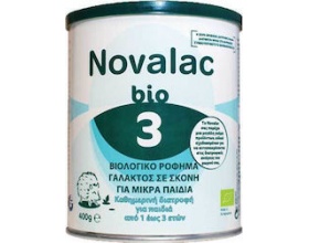 Novalac Bio 3 Βιολογικό Γάλα σε Σκόνη 3ης Βρεφικής Ηλικίας 400gr 