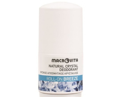 Macrovita Natural Crystal Deodorant Roll-On Breeze- Φυσικός Αποσμητικός Κρύσταλλος 50ml   Macrovita Natural Crystal Deodorant Roll-On Breeze- Φυσικός Αποσμητικός Κρύσταλλος 50ml