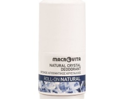 Macrovita Natural Crystal Deodorant Roll-On Natural- Φυσικός Αποσμητικός Κρύσταλλος 50ml   Macrovita Natural Crystal Deodorant Roll-On Natural- Φυσικός Αποσμητικός Κρύσταλλος 50ml
