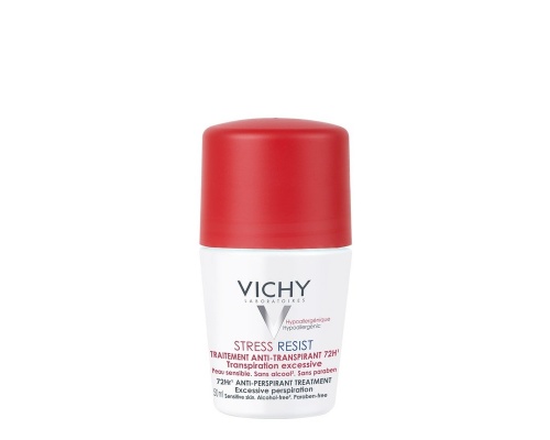 VICHY Deodorant Roll On - Αποσμητικό για Έντονη Εφίδρωση Διάρκεια 72ωρών 50ml  