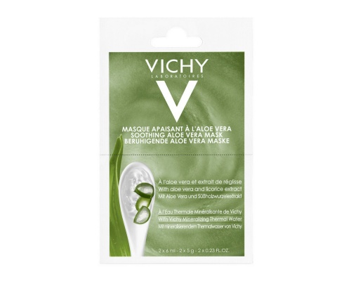 VICHY MASQUE Thermal Aloe Vera Mask Μάσκα Αλόης, 2X6ml VICHY MASQUE Thermal Aloe Vera Mask Μάσκα Αλόης, 2X6ml