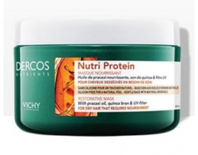 VICHY NUTRIENTS Dercos Nourish masque Μάσκα αναδόμησης με θρεπτικό έλαιο pracaxi πίτουρο quinoa & φίλτρο UV 250ml VICHY NUTRIENTS Dercos Nourish masque Μάσκα αναδόμησης με θρεπτικό έλαιο pracaxi πίτουρο quinoa & φίλτρο UV 250ml