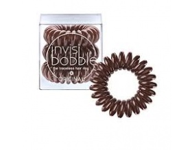 Invisi bobble Original Pretzel Brown Λαστιχάκι μαλλιών καφέ, 3τμχ