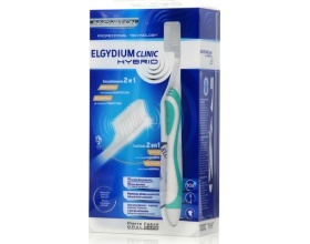 Elgydium Clinic Hybrid Toothbrush  Ηλεκτρική Οδοντόβουρτσα Πράσινη 1τμχ 