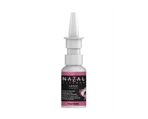 Frezyderm Nazal Cleaner Homeo Αλατούχο Διάλυμα 2,2 NaCl που απομακρύνει τη βλέννα και ελευθερώνει την αναπνοή Κατάλληλο για Ομοιοπαθητική 30ml Frezyderm Nazal Cleaner Homeo Αλατούχο Διάλυμα 2,2 NaCl που απομακρύνει τη βλέννα και ελευθερώνει την αναπνοή Κατάλληλο για Ομοιοπαθητική 30ml