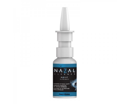 Frezyderm Nazal Cleaner Moist Αλατούχο Διάλυμα 0,9 NaCl Καθαρίζει και ενυδατώνει την ρινική κοιλότητα 30ml Frezyderm Nazal Cleaner Moist Αλατούχο Διάλυμα 0,9 NaCl Καθαρίζει και ενυδατώνει την ρινική κοιλότητα 30ml