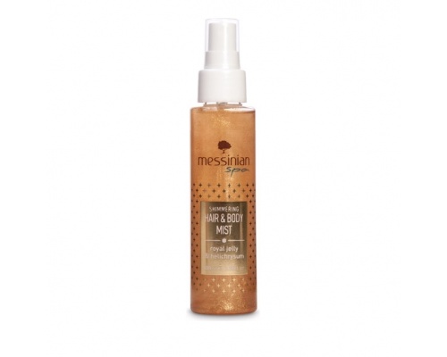 Messinian Spa Hair & Body Mist Shimmering Royal Jelly-Helichrysum Βασιλικός Πολτός-Ελίχρυσος 100ml   Messinian Spa Hair & Body Mist Shimmering Royal Jelly-Helichrysum Βασιλικός Πολτός-Ελίχρυσος 100ml