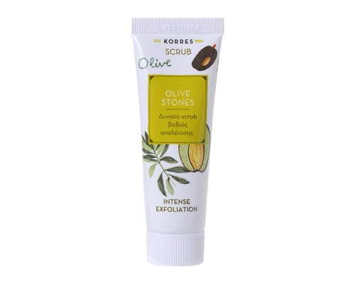 Korres Scrub Olive Stones Δυνατό Scrub Βαθιάς Απολέπισης, 18ml Korres Scrub Olive Stones Δυνατό Scrub Βαθιάς Απολέπισης, 18ml