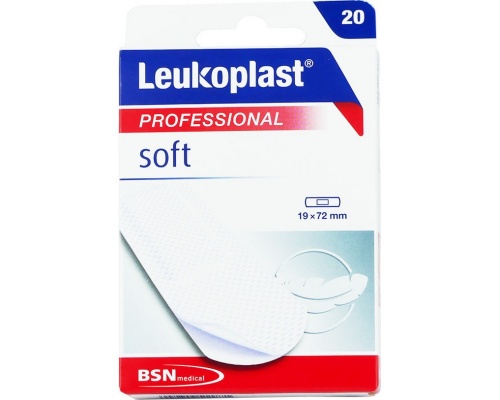Leukoplast  Professional Soft 19mm X 72mm 20τμχ   Leukoplast  Professional Soft 19mm X 72mm 20τμχ