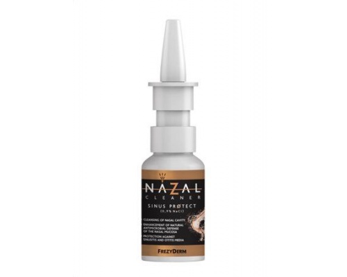 Frezyderm Nazal Cleaner Sinus Protect Υπέρτονο αλατούχο διάλυμα 0.9% NaCl που καθαρίζει τη ρινική κοιλότητα 30ml Frezyderm Nazal Cleaner Sinus Protect Υπέρτονο αλατούχο διάλυμα 0.9% NaCl που καθαρίζει τη ρινική κοιλότητα 30ml