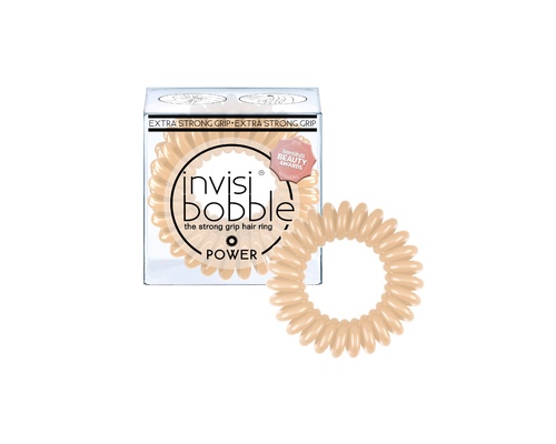 Invisi bobble Κοκαλάκι Hair Rings Power To Be or Not  Nude, 3τμχ Invisi bobble Κοκαλάκι Hair Rings Power To Be or Not  Nude, 3τμχ